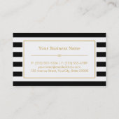 割引クーポンカード – 白黒金ゴールドラベル 割引カード (裏面)