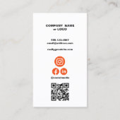 割引クーポン顧客ロイヤリティ 割引カード (裏面)