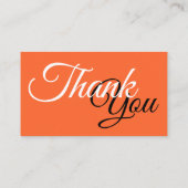 割引コードカード、ありがとう 名刺 (裏面)