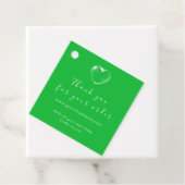 割引コードロゴショップハートありがとう緑 フェイバータグ (インサイチュ)