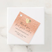 割引コードロゴ金ゴールドハートありがとうございますグリッター フェイバータグ (インサイチュ)