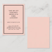 割引モダンカードを簡易選択 割引カード (正面/裏面)