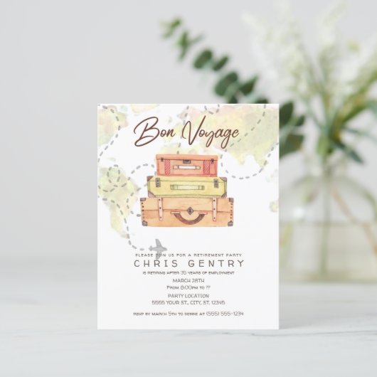 割引旅行の除・売却パーティの招待状 (スタンド正面)