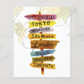 割引旅行の除・売却パーティの招待状 (裏面)