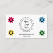 割引渦巻形のカード 割引カード (裏面)