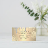 割引販売の提供プロモーションコード最初の訪問 名刺 (スタンド正面)