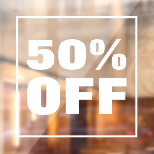 割引 ウィンドウサイン