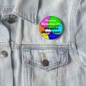 割引Beachball私の年長のボタンを覚えて下さい 缶バッジ (インサイチュ)