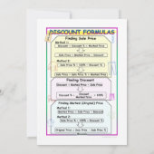 割引Math Notesカード シーズンカード (裏面)