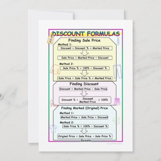 割引Math Notesカード シーズンカード (裏面)