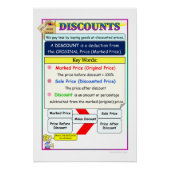 割引Math Notesポスター ポスター (正面)