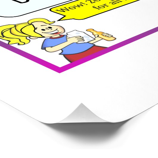 割引Math Notesポスター ポスター (コーナー)