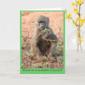 割当ての挨拶状 カード (黄色い花)