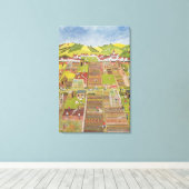 割当て2 キャンバスプリント (インサイチュ (ウッドフロア))