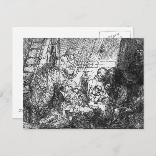 割礼、1654 ポストカード (正面/裏面)