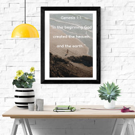 創世記の作成海の初めに ポスター