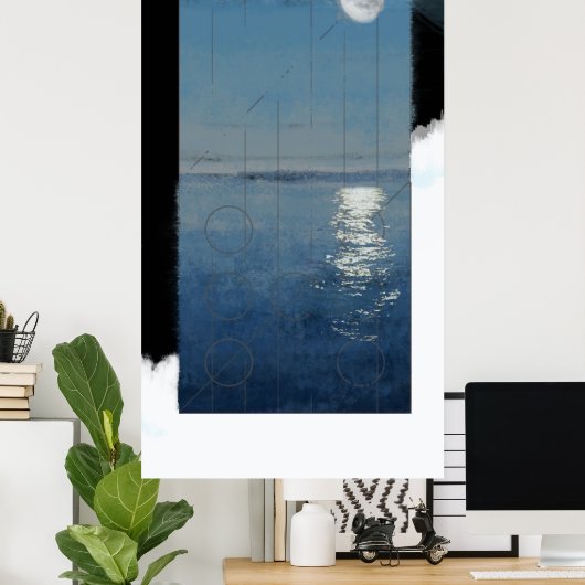 創世記の日2: Waters 2014デジタル絵画の ポスター (ホームオフィス)