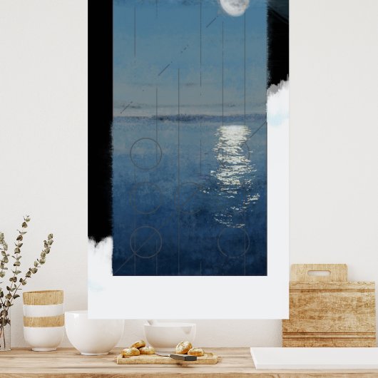 創世記の日2: Waters 2014デジタル絵画の ポスター (キッチン)