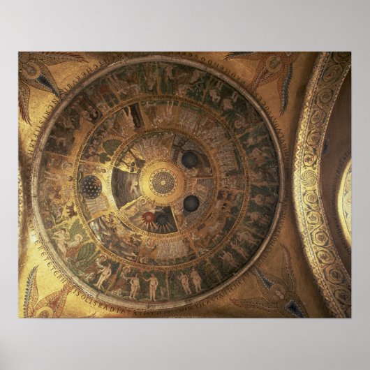 創世記キュポラからの世界の創造 ポスター (正面)