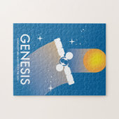 創世記サンプルリターン任務宇宙アート。 ジグソーパズル (横)