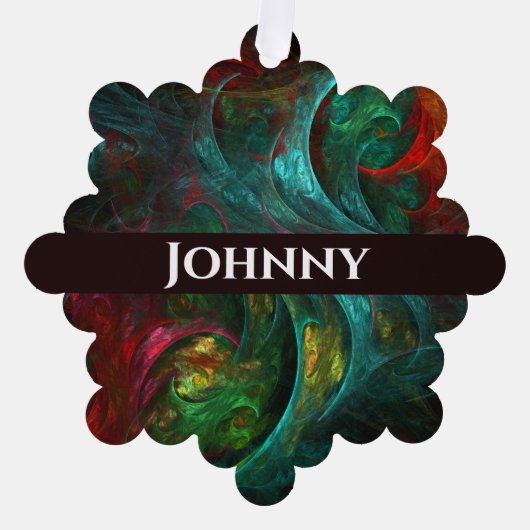 創世記抽象芸術 オーナメントカード (正面)