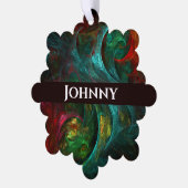 創世記抽象芸術 オーナメントカード (左)