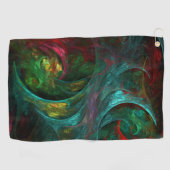 創世記抽象芸術 ゴルフタオル (横)