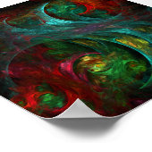 創世記抽象芸術 ポスター (角)