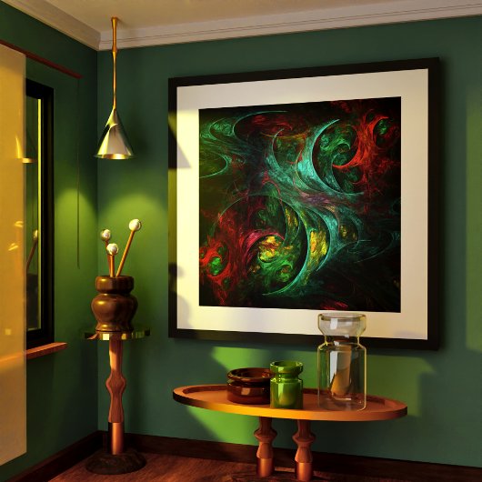 創世記抽象芸術 ポスター