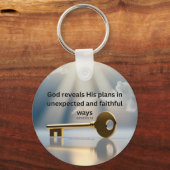 創世記第24章 – 神の計画は多くの場合、ユンで明らかにされる キーホルダー (正面)