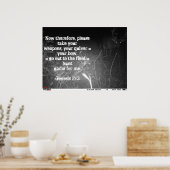 創世記第27章3節トレイルカメラモンスターバックポスター ポスター (キッチン)