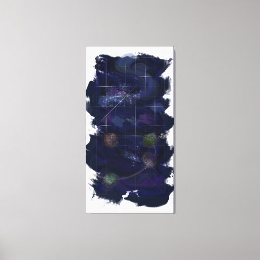 創世記第4日：星2014 キャンバスプリント (正面)