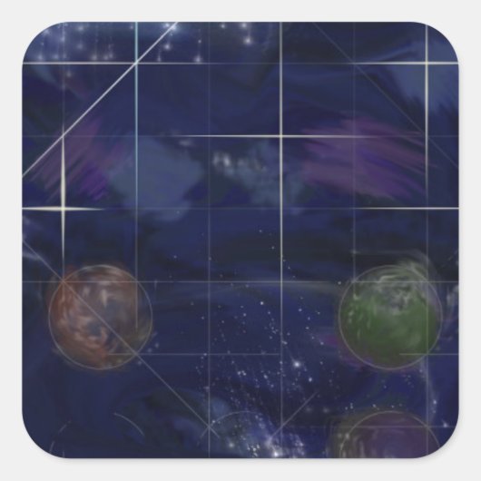 創世記第4日：星2014 スクエアシール (正面)