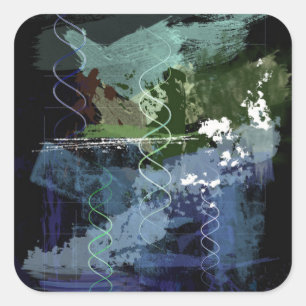 創世記第5日：生き物 スクエアシール