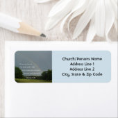 創世記第9章13節レインボー差出人住所ラベル ラベル (インサイチュ)