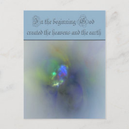 創世記1最初に神は天国を創造した ポストカード