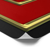 創世記1最初に神は赤を造られた ポスター (角)