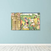 創世記11 1-9建物バベルの塔、t キャンバスプリント (インサイチュ (ウッドフロア))