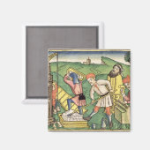 創世記11 1-9建物バベルの塔、t マグネット (正面/裏面)