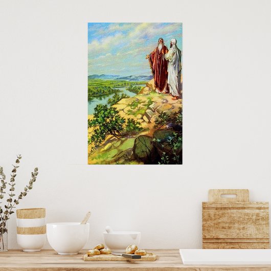 創世記13アブラムとロットセパレートポスター ポスター (キッチン)