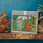 創世記18 2アブラハムと三天使の出 フォトプラーク (側面)