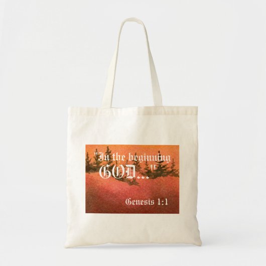 創世記1:1バッグ トートバッグ (正面)