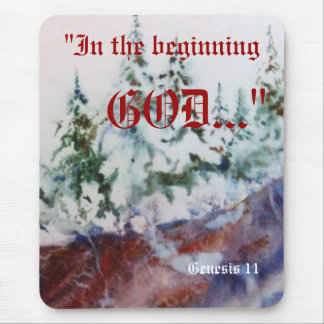 創世記1:1マウスパッド マウスパッド