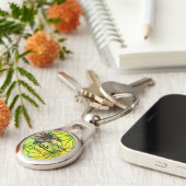 創世記1:1最初の神で…"聖書の真理K キーホルダー (側面)