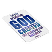 創世記1:1神が創造された宇宙 マグネット (右側)