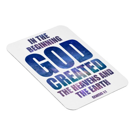 創世記1:1神が創造された宇宙 マグネット (右側)