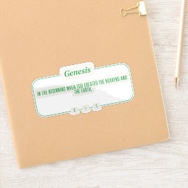 創世記1:1 シール