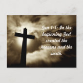 創世記1:1 ポストカード (正面)