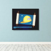 創世記1:1 -建築 キャンバスプリント (インサイチュ (ウッドフロア))