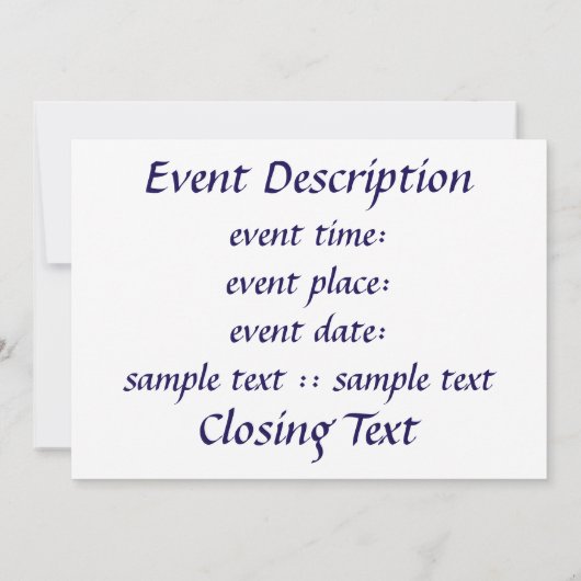 創世記1:1 -建築 招待状 (裏面)